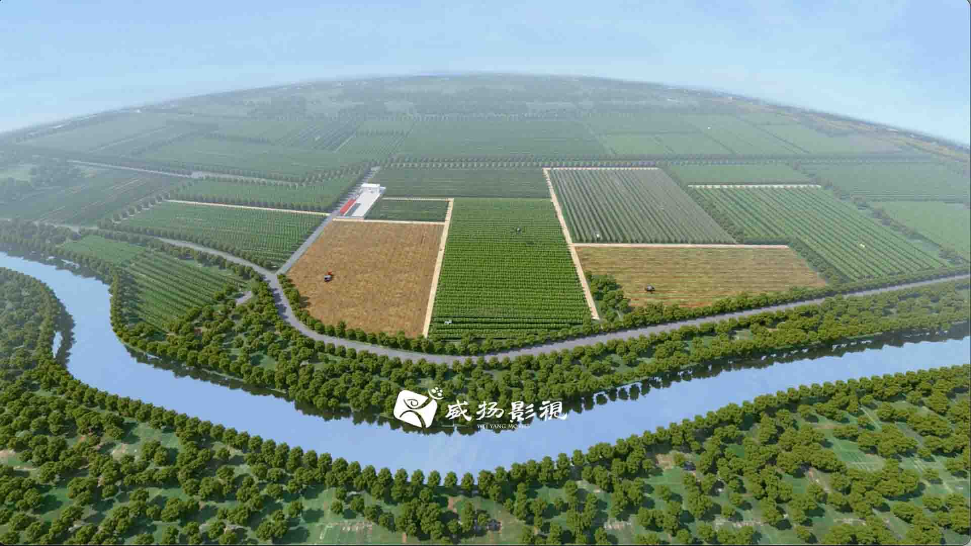 智慧农业-果园自动化三维